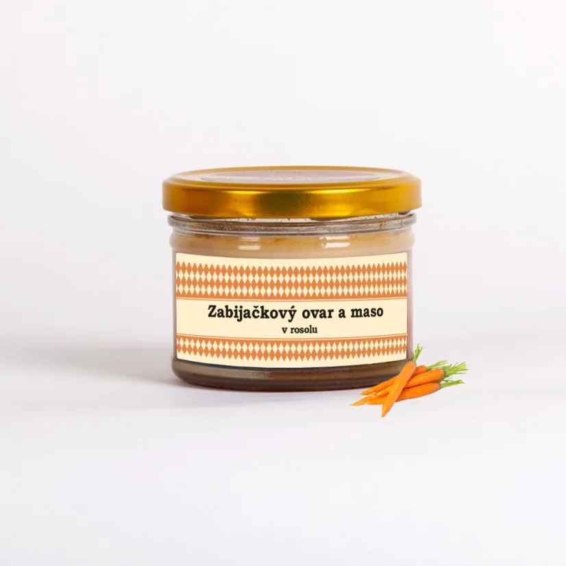 Zabijačkový ovar a maso v rosolu