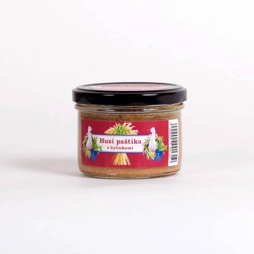 Husí paštika s bylinkami