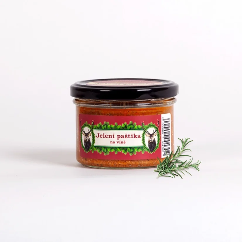 Jelení paštika na víně