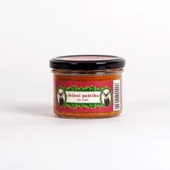 Jelení paštika na víně